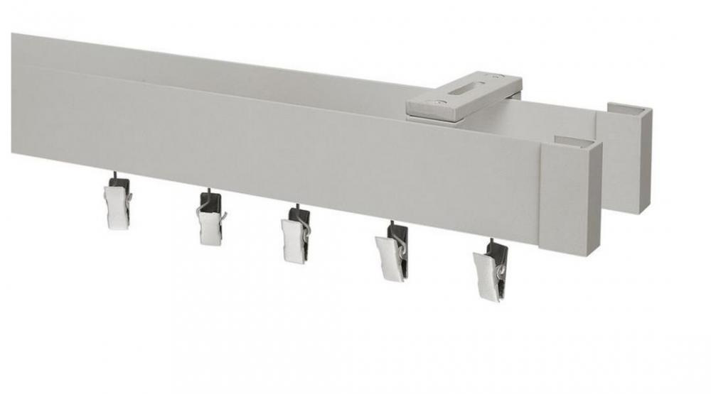 Galerie MODERN duble pentru tavan – nuanța INOX