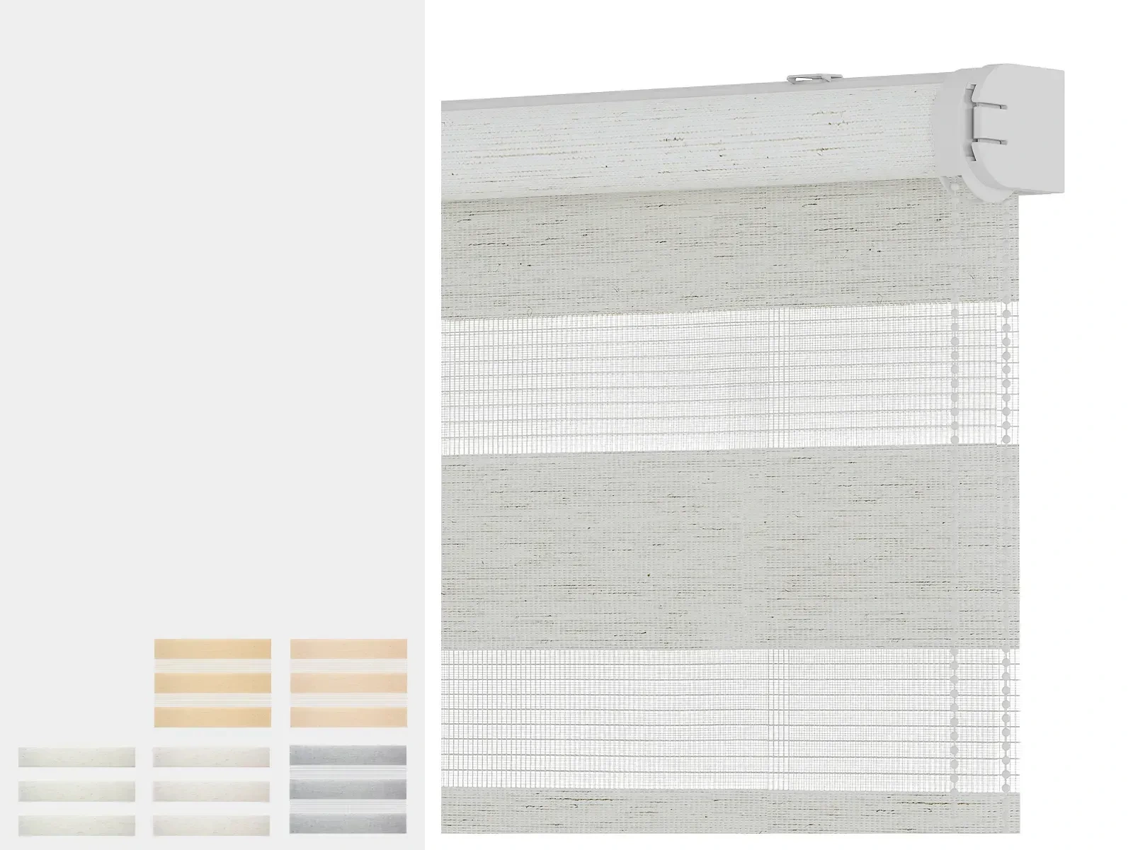 Rolete SOLID M - zi-noapte - material BALI