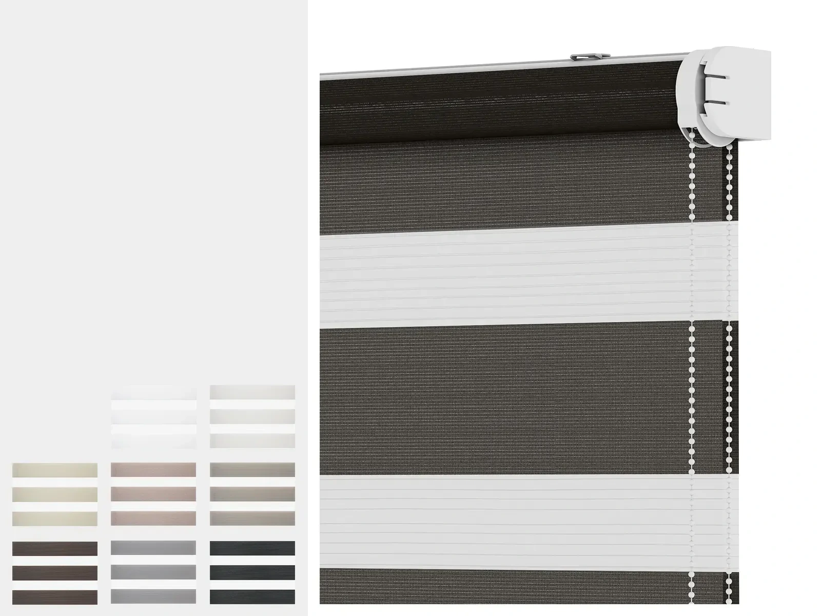 Rolete SOLID M - zi-noapte - material SUMATRA