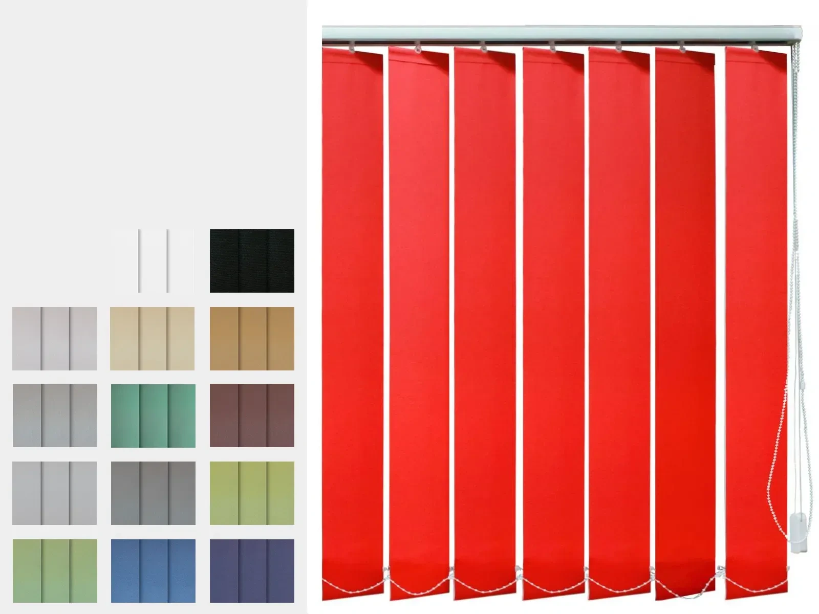 Jaluzele verticale - material CZAD