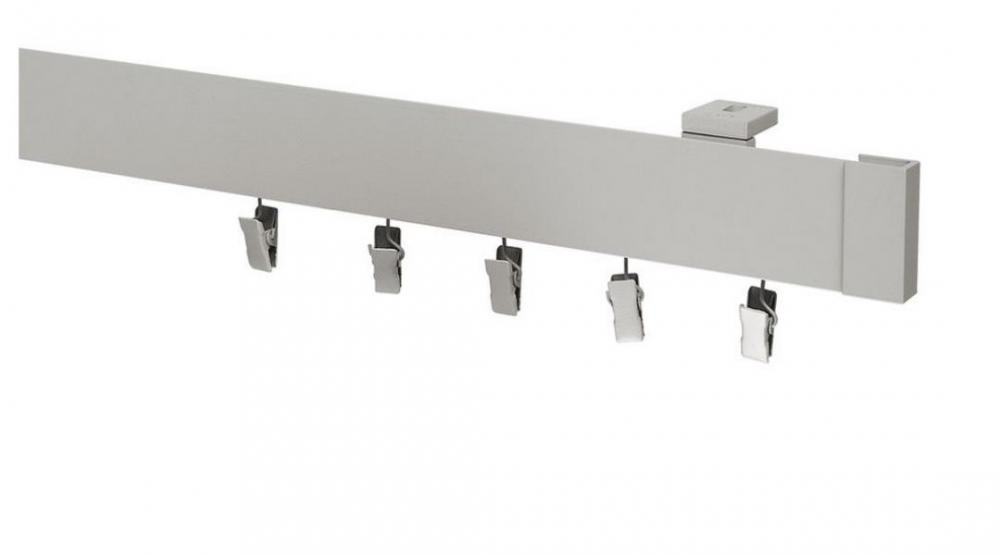 Galerie MODERN simple pentru tavan – nuanța INOX