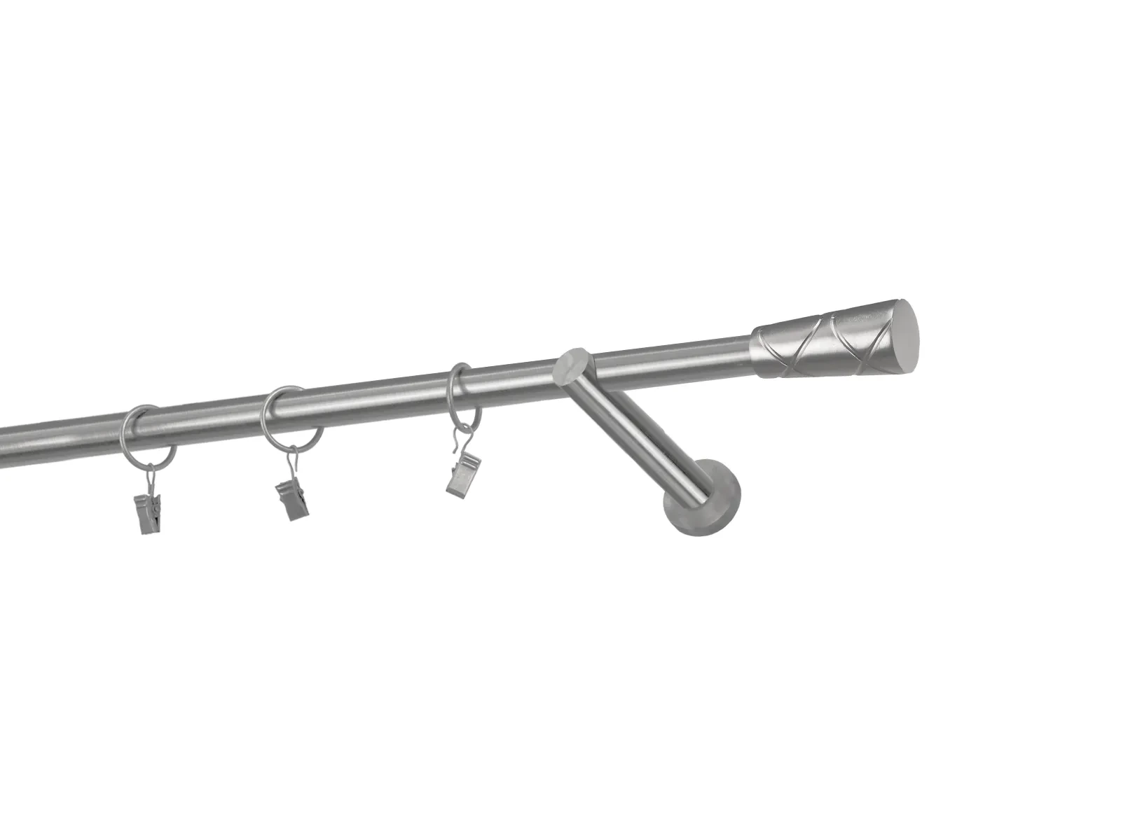 Garniže 19mm - jednoradové - TRAPEZIUM - satin