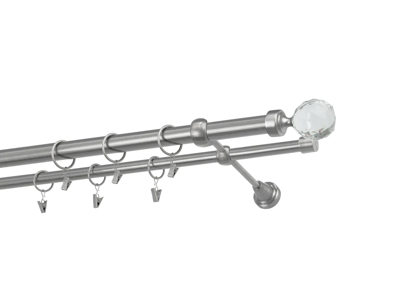 Garniže 25x16mm - dvojradové - GUĽA CRYSTAL - satin