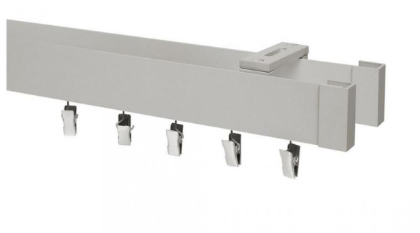 Galerie MODERN duble pentru tavan – nuanța INOX