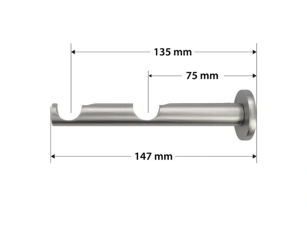 Garniže 19x19mm - dvojradové - BELUNO - satin 3