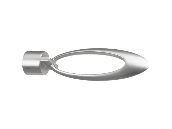 Garniža 19mm - drážková tyč - 1rad - VENEZIA - satin 2