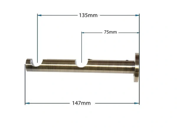 Garniže 16x16mm - dvojradové - VIOLO - antik 3