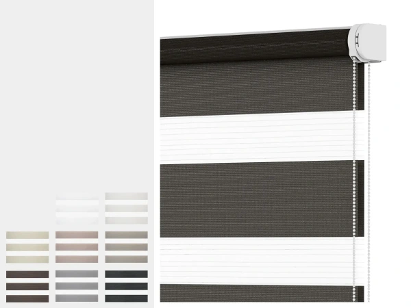 Rolete SOLID S - zi-noapte - material SUMATRA