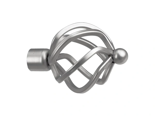 Garniže 19mm - jednoradové - SPIRAL - satin 2