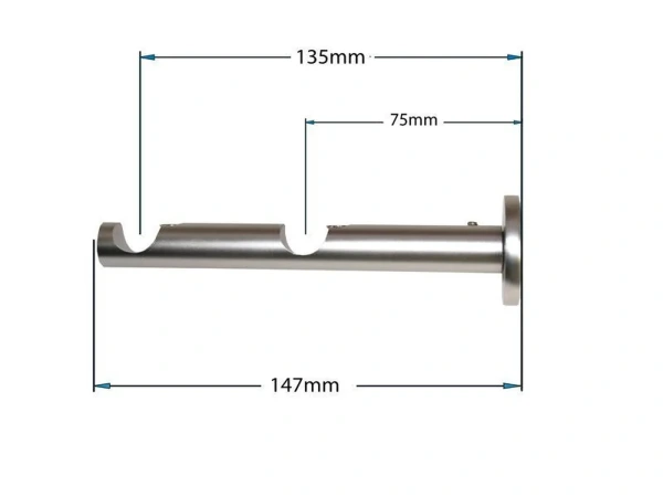 Garniže 16x16mm - dvojradové - VIOLO - satin 3