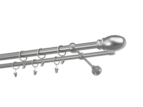 Garniže 25x16mm - dvojradové - BELUNO - satin