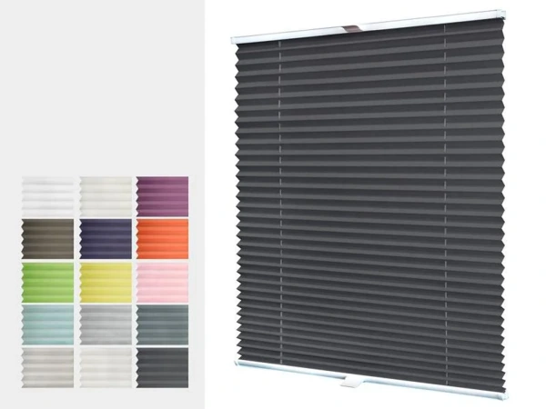 Rolete Plisse LUX - material BLACKOUT (opac)