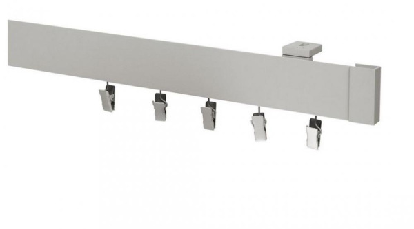 Galerie MODERN simple pentru tavan – nuanța INOX