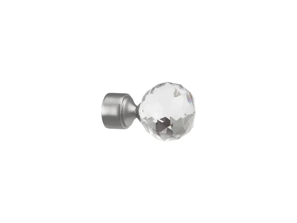 Garniža 19x19mm - drážková tyč - 2rady - GUĽA CRYSTAL - satin 2