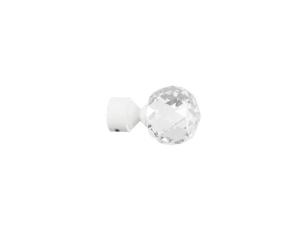 Garniža 19mm drážková tyč - 1rad - GUĽA CRYSTAL - čierno biela 3