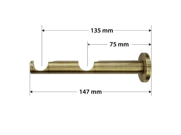 Galerie 19x19 mm - dublă - PULLO - antic 3