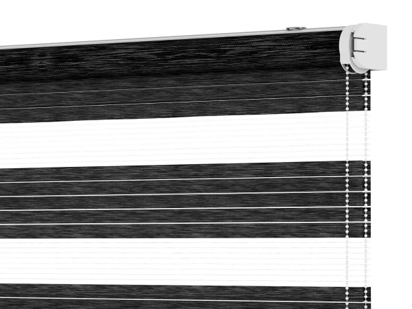 Rolete SOLID M - zi-noapte - material RODOS 1