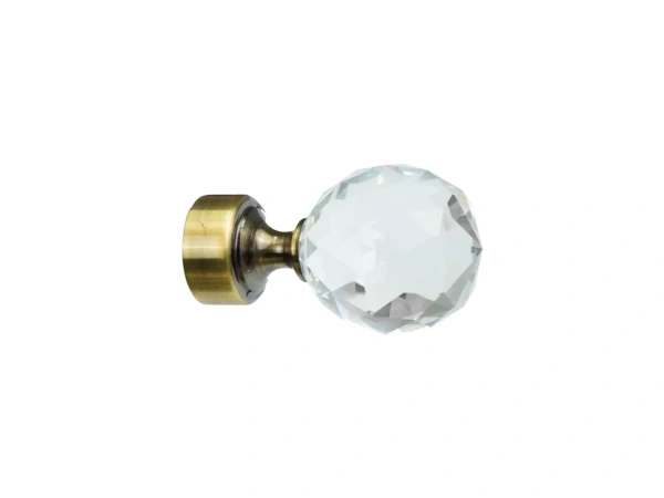 Garniže 25x16mm - dvojradové - GUĽA CRYSTAL - antik 2