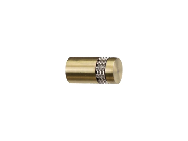 Garniže 19x19mm - dvojradové - CYLINDER CRYSTAL - antik 2