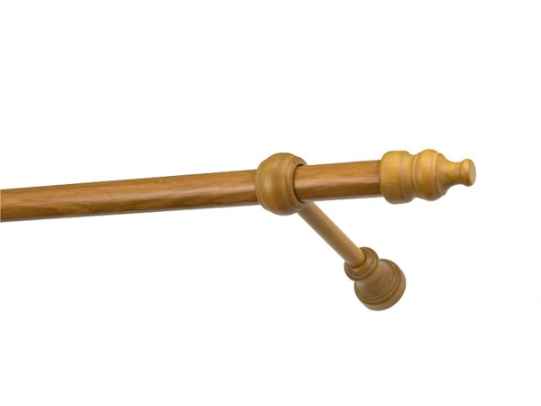 Galerie din lemn 28 mm simplă - STEJAR AURIU 1