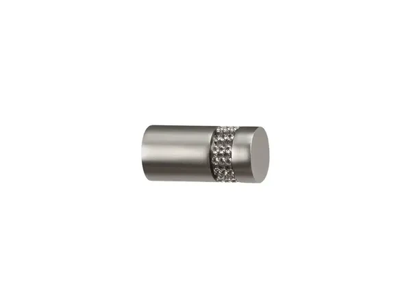 Garniže 19x19mm - dvojradové - CYLINDER CRYSTAL - satin