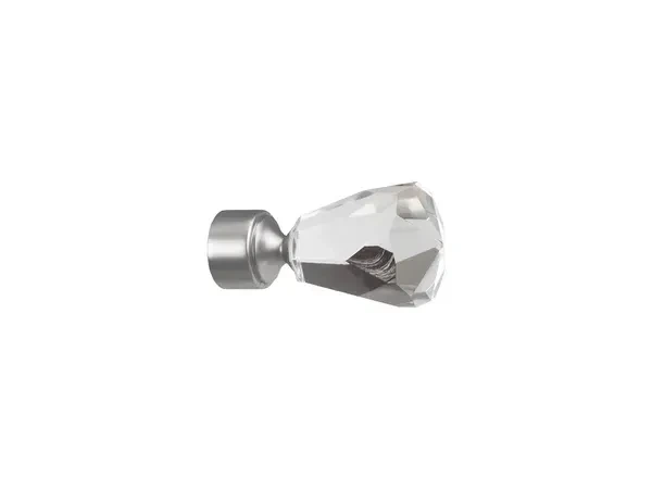 Garniže 16mm - jednoradové - CRYSTAL CONE - satin