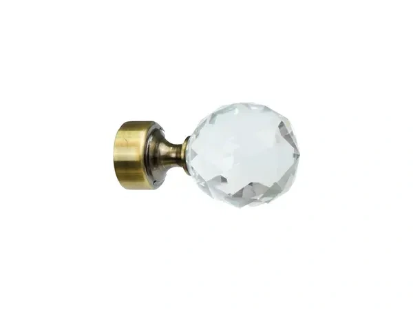 Garniže 25mm - jednoradové - GUĽA CRYSTAL - antik