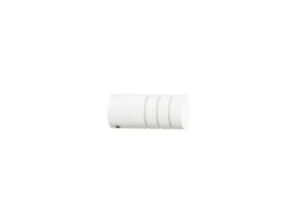 Garniža 19x19mm obyčajná tyč - 2rady - TECHNO - biela