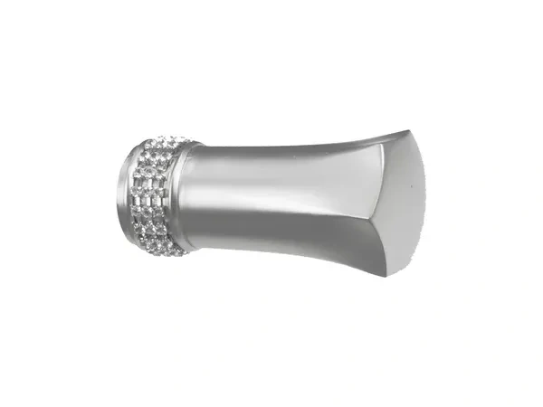 Garniže 25x16mm - dvojradové - PLUTON CRYSTAL - satin
