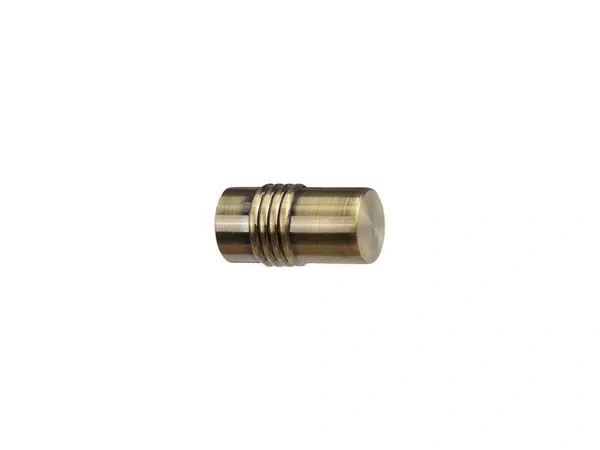 Garniža 19x19mm - drážková tyč - 2rady - CYLINDER - antik