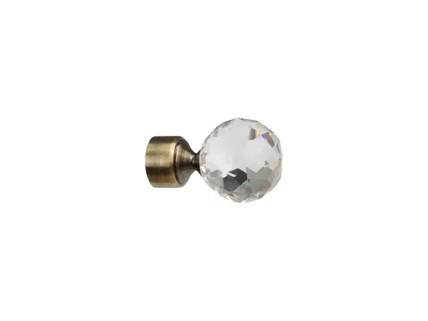 Garniže 16mm - jednoradové - GUĽA CRYSTAL - antik
