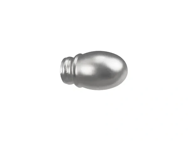 Galerie 19 mm - bară cu șină - simplă - BELUNO - satin