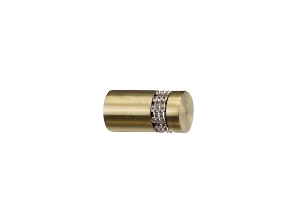 Garniže 19mm - jednoradové - CYLINDER CRYSTAL - antik