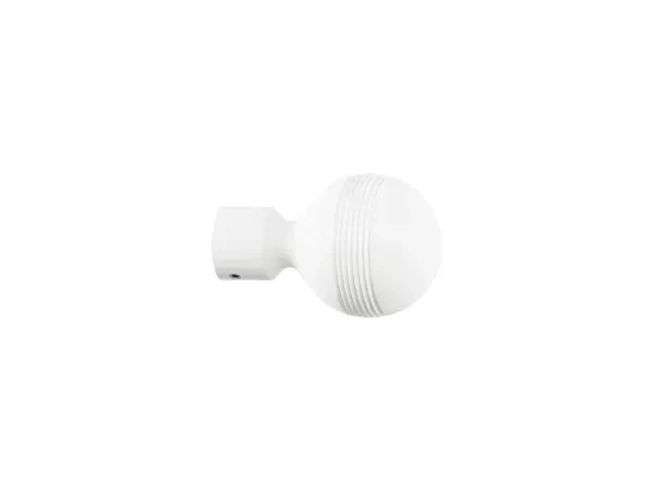 Garniža 19x19mm drážková tyč - 2rady - GABI - biela