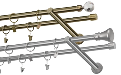 Galerii metalice 16×16 mm cu două bare