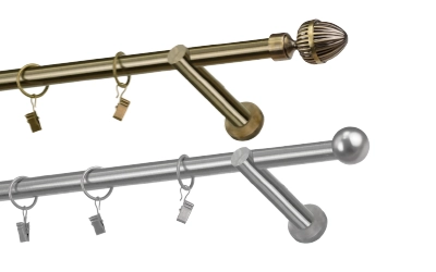 Galerii metalice 19 mm cu o singură bară