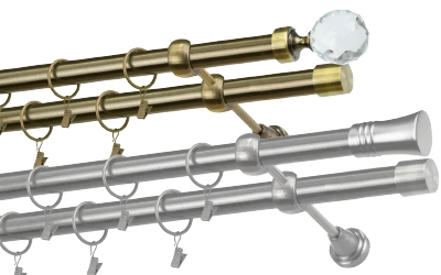 Galerii metalice 25×25 mm cu două bare